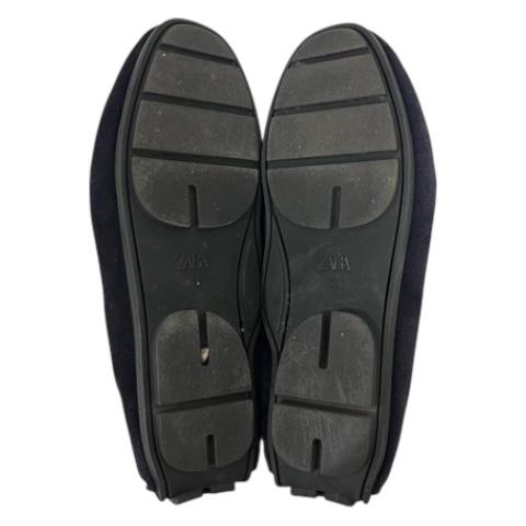 ZARA（ザラ） スニーカー モカシン ドライビングシューズ 無地 41 黒