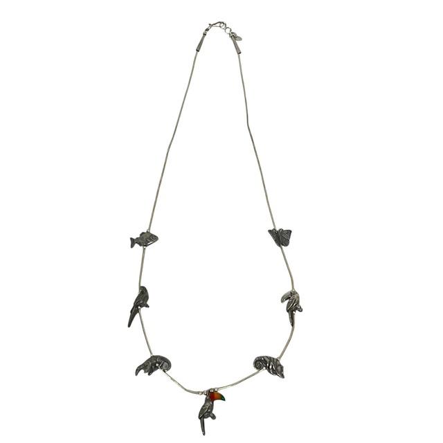 ネックレス 動物モチーフ 925 species survival plan シルバー メンズ レディース_1