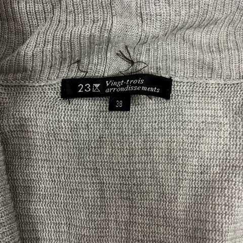 23区（ニジュウサンク） オンワード樫山 カーディガン 長袖 無地