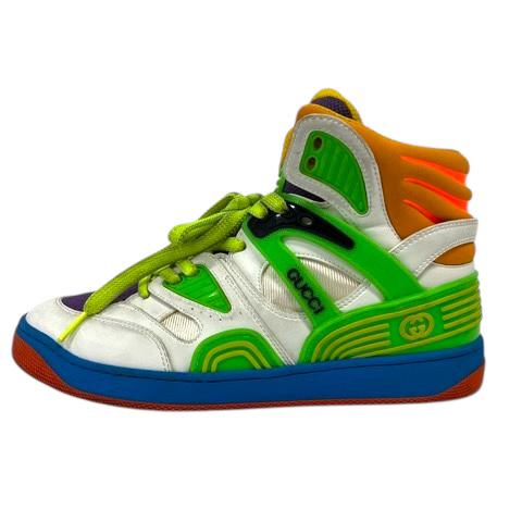 GUCCI（グッチ） GUCCI BASKET スニーカー ハイカット メッシュ ロゴ