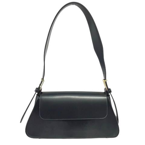 ZARA（ザラ） ショルダーバッグ ハンドバッグ ワンハンドル 無地 黒