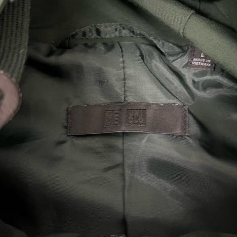 ユニクロ（UNIQLO） マウンテンパーカー 長袖 フード 無地 コットン混