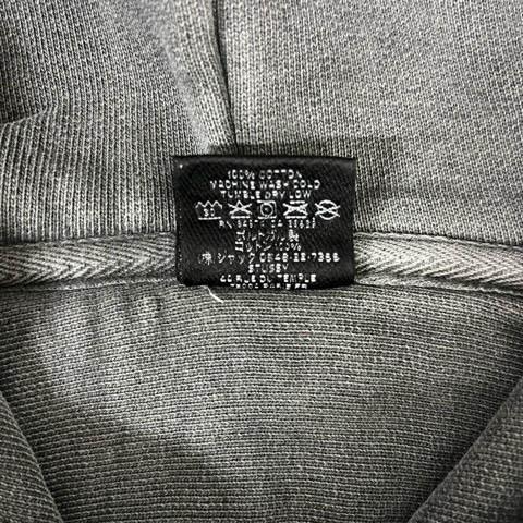 【中古】ステューシー STUSSY パーカー 長袖 フード バックプリント コットン 24C1975052 ポルトガル製 M グレー  メンズ STUSSY（ステューシー） パーカー 長袖 フード バックプリント