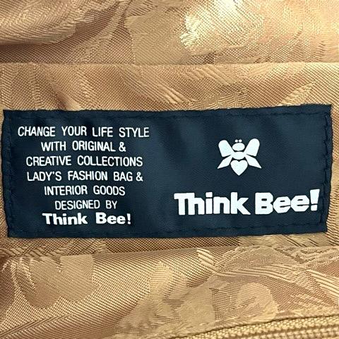 シンクビー! Think Bee ハンドバッグ トートバッグ 布製 花柄 刺繍