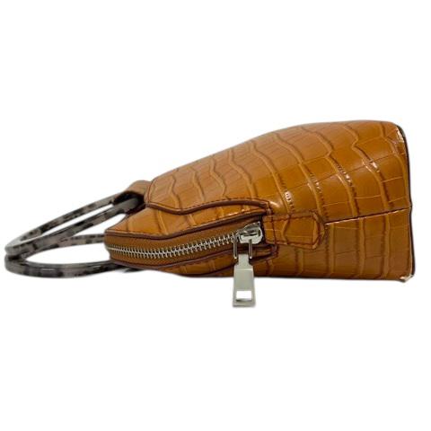 ZARA（ザラ） ハンドバッグ クロコダイル型押し フェイクレザー