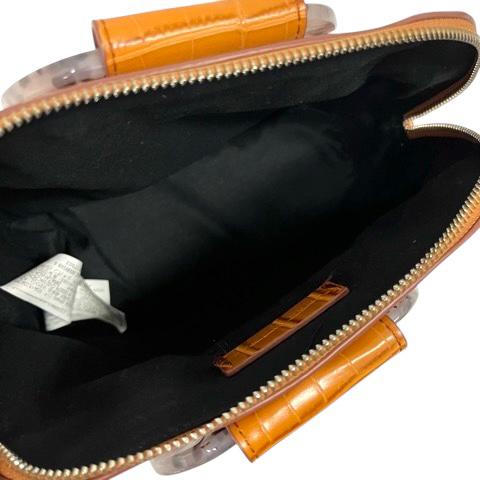 ZARA（ザラ） ハンドバッグ クロコダイル型押し フェイクレザー