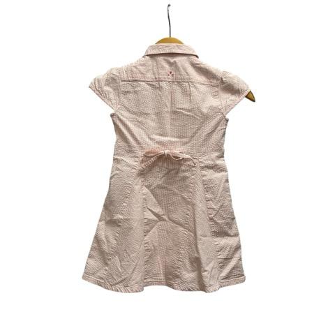 ファミリア Familiar ワンピース 半袖 ラウンドカラー ボーダー