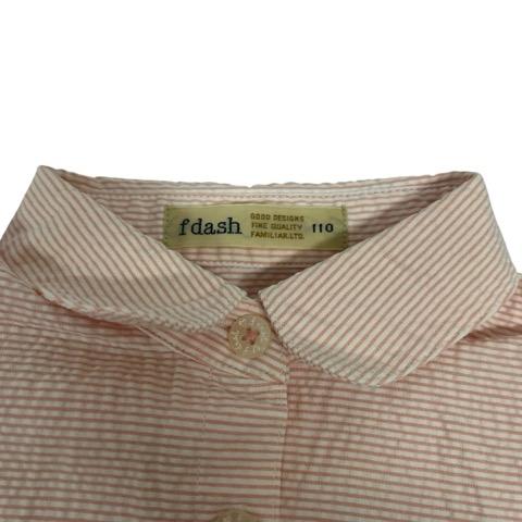 ファミリア Familiar ワンピース 半袖 ラウンドカラー ボーダー