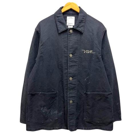 【中古】未使用品 ビズビム VISVIM 0125205013027 25AW カバーオール ブルゾン 受注会限定 バック刺繍 長袖 3 紺 ネイビー メンズ 未使用品 ビズビム VISVIM 0125205013027 25AW カバーオール coverall