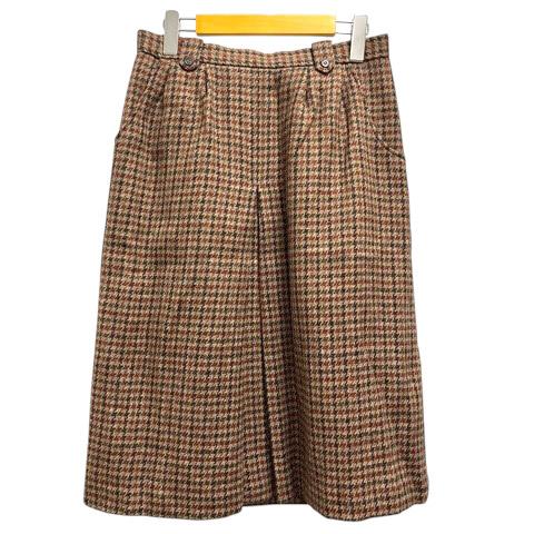 BON CHECK セットアップ ジャケット スカート ウール ミモレ丈 千鳥格