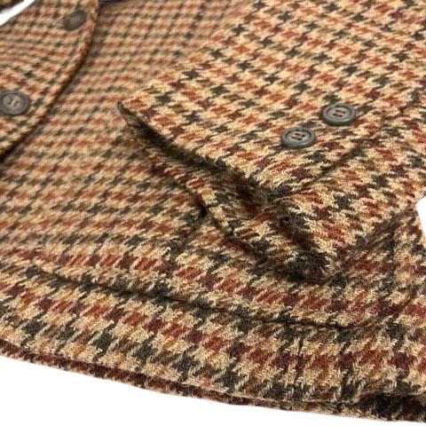 BON CHECK セットアップ ジャケット スカート ウール ミモレ丈 千鳥格