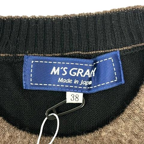 未使用品 エムズグレイシー M'S GRACY ニット セーター クルーネック
