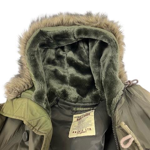 AVIREX（アヴィレックス） フライトジャケット ロング 長袖 フード