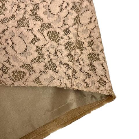 未使用品 ランバン LANVIN スカート タイト バックファスナー レース 