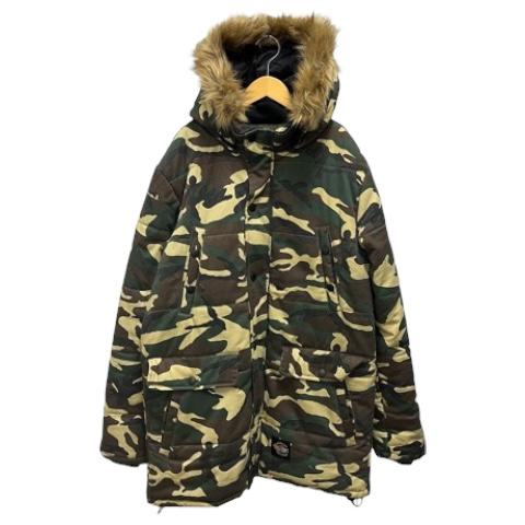 ロサンゼルステリトリー ダウンジャケット フード 長袖 迷彩柄 2XL