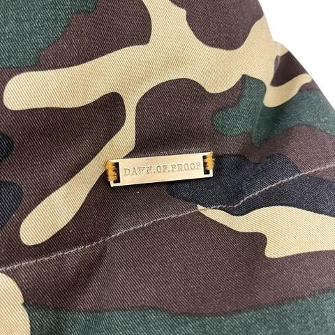 【中古】ロサンゼルステリトリー ダウンジャケット フード 長袖 迷彩柄 2XL カモフラージュ  メンズ ロサンゼルステリトリー ダウンジャケット フード 長袖 迷彩柄 2XL