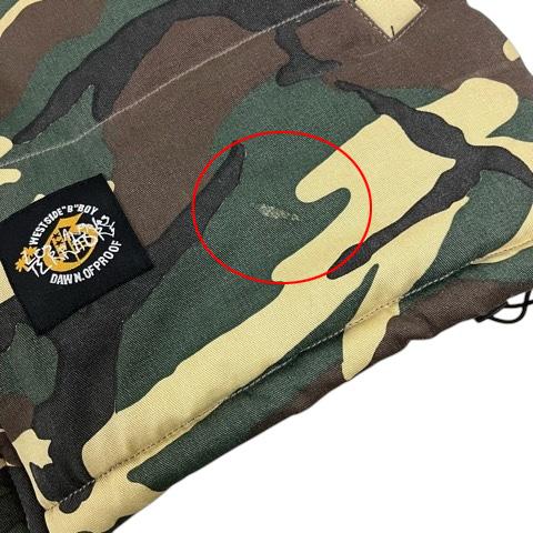 ロサンゼルステリトリー ダウンジャケット フード 長袖 迷彩柄 2XL