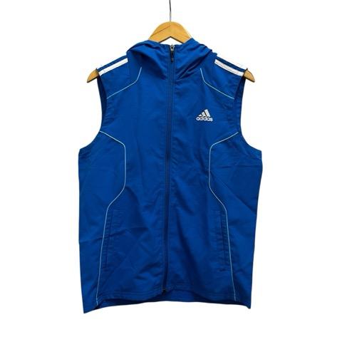 adidas（アディダス） ベスト ノースリーブ フード ライン JD0024 L 青 