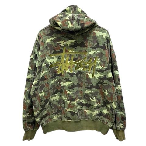 STUSSY（ステューシー） パーカー フーディ ジップアップ 90s 白タグ
