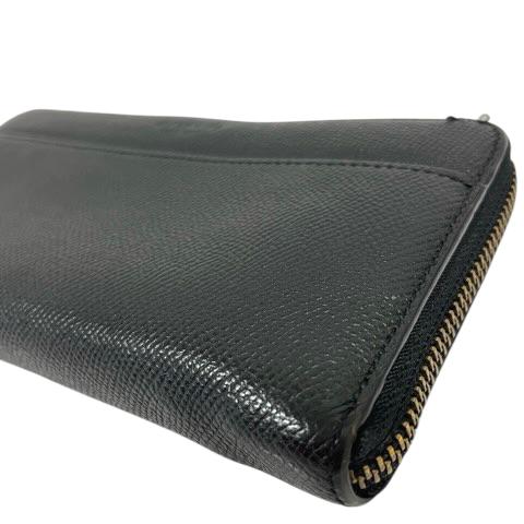 COACH（コーチ） 長財布 ラウンドジップ クロスグレインレザー ロゴ