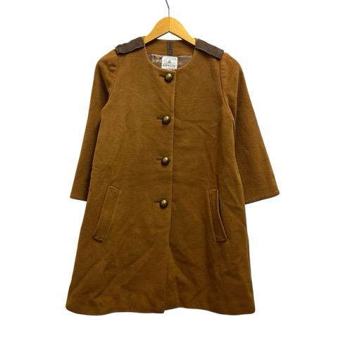 LANVIN en Bleu ノーカラーコート ランバン オン ブルー(LANVIN en 