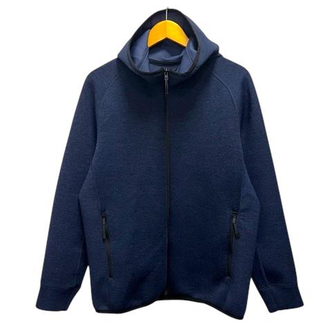 ユニクロ（UNIQLO） ジャンパー ブルゾン パーカー 無地 長袖 L 紺 