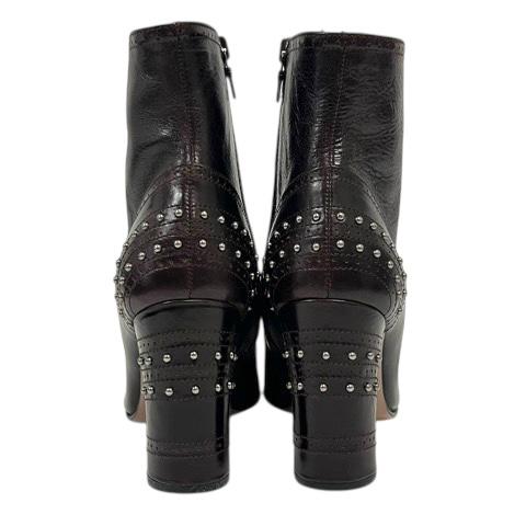 PRADA（プラダ） ショートブーツ チャンキーヒール ラウンドトゥ 