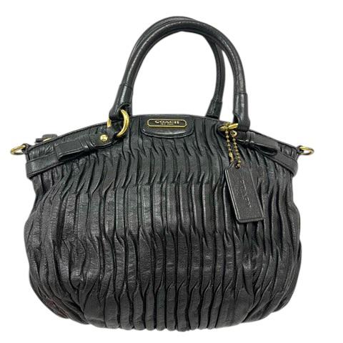 COACH（コーチ） ハンドバッグ ミニバッグ ロゴ シワ加工 無地 