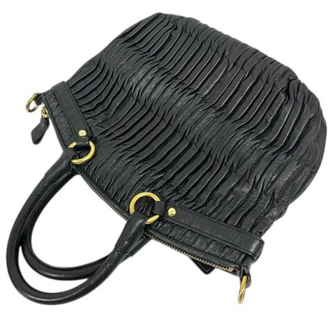 COACH（コーチ） ハンドバッグ ミニバッグ ロゴ シワ加工 無地 