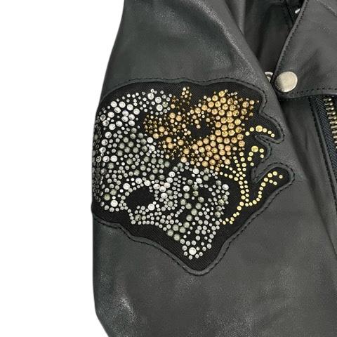 FranCisT.MOR.K.S. 黒 レザーダブルライダースジャケット FranCisT_MOR.K.S. - ○FranCisT.MOR.K.Sフランシストモークス レザー