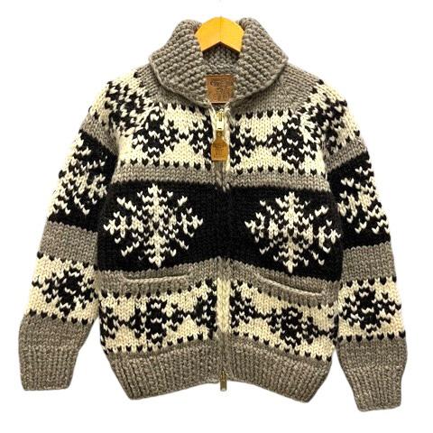KANATA カナタ ジップアップ カウチンニットジャケット ノルディック柄 KANATA カナタ ジップアップ カウチンニットジャケット ノルディック柄