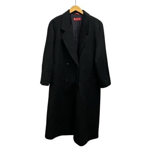 ピアチェンツァ PIACENZA コート 長袖 無地 カシミヤ 391-A F 黒
