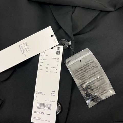 ユニクロ（UNIQLO） 未使用品 +J テーラードジャケット 長袖 無地