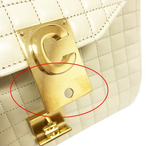 CELINE（セリーヌ） 未使用品 セー C ミディアム チェーンバッグ 