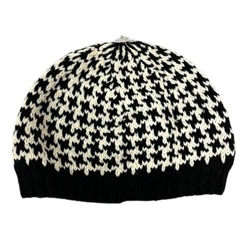 S*e様 美品　chrome hearts ニット帽　レオパード　ホワイト　クロ Chrome hearts leopard and white cross patch cashmere beanie