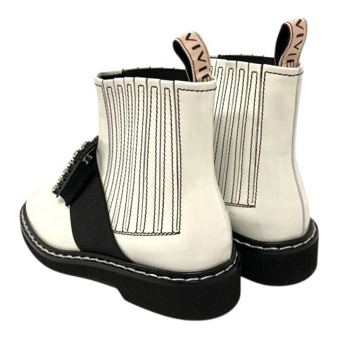 ロジェヴィヴィエ ROGER VIVIER ショートブーツ サイドゴア エナメル