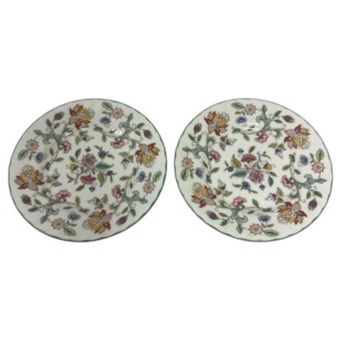 ロイヤルドルトン 陶器 食器セット ほぼ未使用です。 未使用品 ロイヤルドルトン ROYALDOULTON 食器 2枚セット 花柄 刻印
