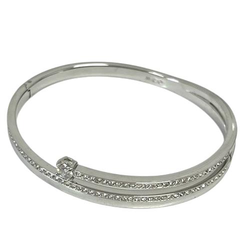 スワロフスキーSWAROVSKI バングル ラインストーン シルバー系ゴールド系 スワロフスキー SWAROVSKI バングル ブレスレット アクセサリー ライン