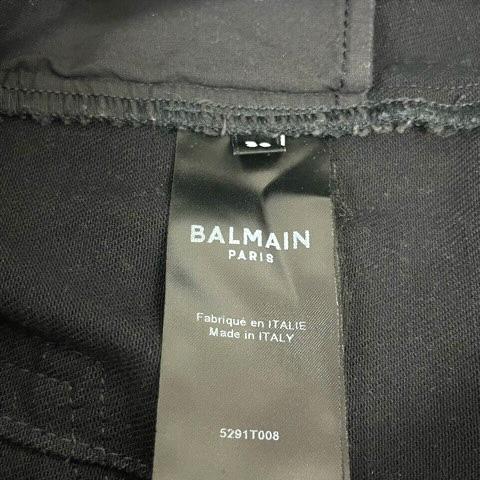 バルマン BALMAIN デニム ジーンズ パンツ スリム ストレッチ ボタン