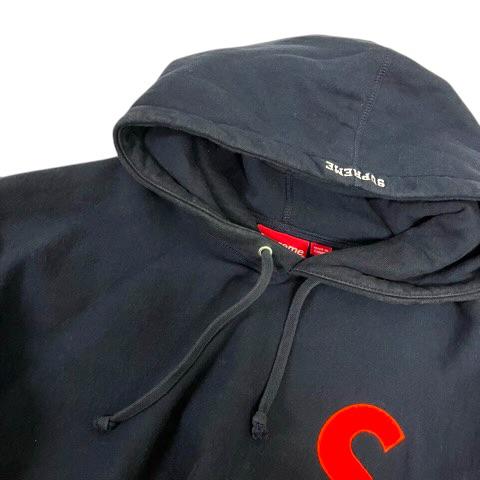 シュプリーム 18AW ﾌﾞﾗｯｸ Sﾛｺﾞ ﾌｰﾃﾞｨ M Supreme（シュプリーム） SUPREME 18AW S Logo Hooded Sweatshirt