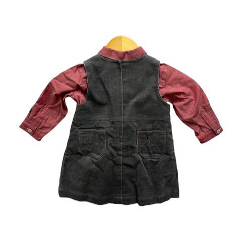 未使用品 ファミリア Familiar アンサンブル ジャンパースカート