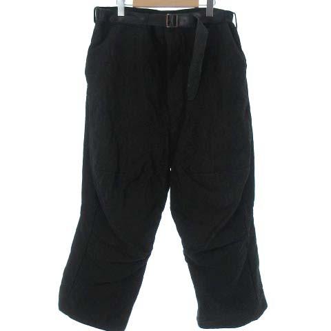 数量限定 特売 ポールハーデン Paul Harnden Shoemakers Men S Belt Trousers トラウザーズ ワイド パンツ ウール リネン 麻混 レザーベルト付き グレー系 L メンズ 安いそれに目立つ Dijanacaric Com