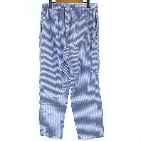 エイトン ATON 21SS GIZA STRIPE BROAD PAJAMA PANTS ギザ ストライプ