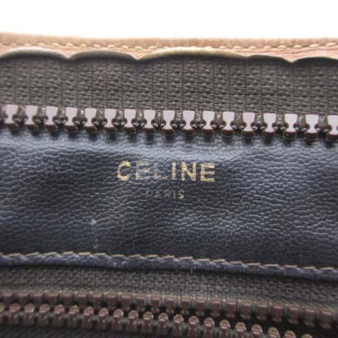 セリーヌ CELINE マカダム クラッチバッグ セカンドバッグ 総柄 レザー