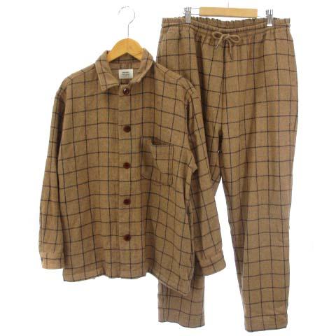 ウィーク weac. セットアップ ジャケット パンツ チェック ウール  