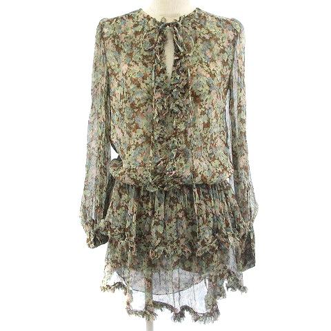 ステラマッカートニー STELLA McCARTNEY シフォン ワンピース 長袖 