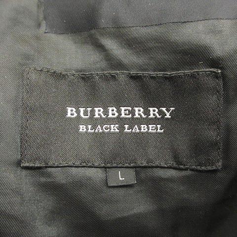 バーバリーブラックレーベル BURBERRY BLACK LABEL ダウンジャケット フード ジップアップ ブラック 黒 L アウター メンズ｜vectorpremium｜06