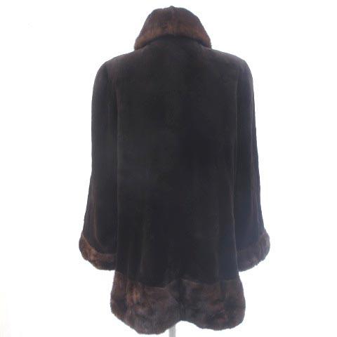 SAGA MINK ロングファーコート 11号 (Lサイズ) SAGA MINK(サガミンク