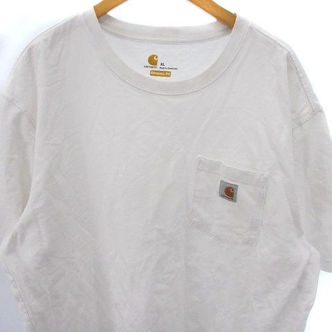 カーハート carhartt Tシャツ 半袖 ワンポイント ロゴ コットン 白 ホワイト XL トップス ■GY01 メンズ｜vectorpremium｜02