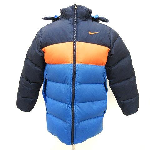 ナイキ NIKE ダウンジャケット フード ジップアップ ワンポイント ロゴ 